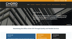 Desktop Screenshot of chordadvisors.com